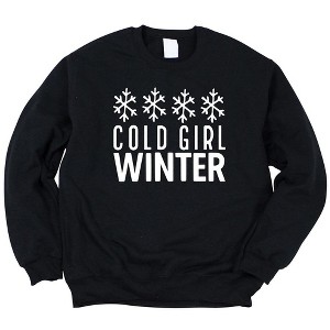 Simply Sage Market Women's Graphic Sweatshirt Cold Girl Winter - 1 of 3
