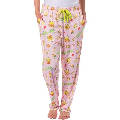 Sanrio Keroppi Women's Pajama Pants Allover Print Adult Lounge Sleep ...