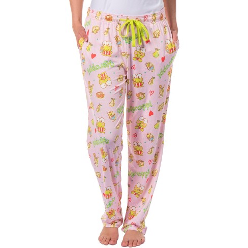 Sanrio Keroppi Women's Pajama Pants Allover Print Adult Lounge