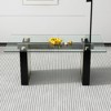 NicBex Dining Table 71" Modern Glass Rectangular Table with MDF Table Legs for Dining Room - 4 of 4