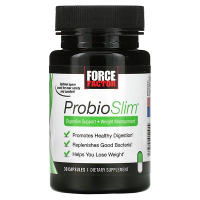 Photo 1 of Force Factor ProbioSlim, Digestive Support + Weight Management, 30 Capsules