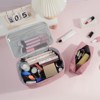 Generic 2Pcs Makeup Bag,Cosmetic Bag Large Capacity with Handle Small Makeup Bag for Purse, Travel Makeup Pouch for Women - 3 of 4