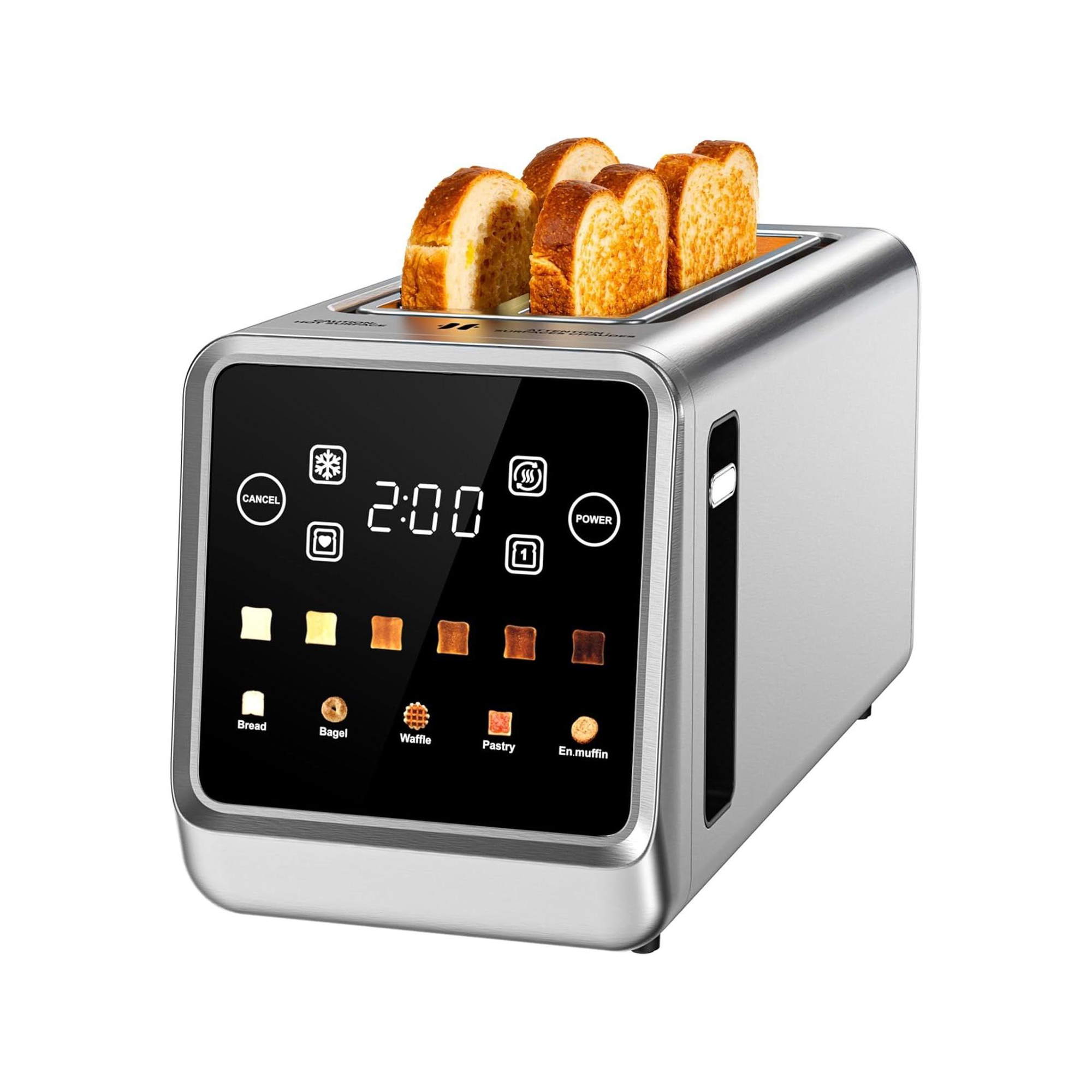 4-Slice Smart Toaster with Digital Touchscreen