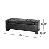 GDFStudio Nadia Contemporary Tufted Upholstered Storage Ottoman Bench - 3 of 4