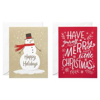 Christmas Holiday Greeting Card Set, 100 Pack, 4 x 6 Inch, 12 Assorted  Custom Illustrative Designs, Blank Inside, by , Complete with Envelopes,  100 Christmas Cards Set 