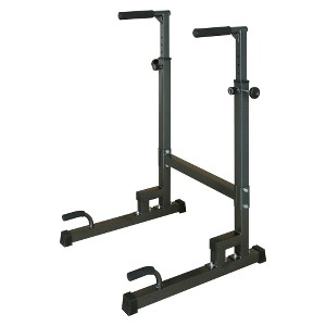 BestParts Adjustable Power Tower Dip Station w/Detachable Bench - 330lbs Capacity, Multi-Function - 1 of 4