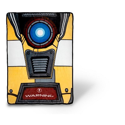Just Funky Borderlands Claptrap Fleece Throw Blanket - 45 x 60-Inches