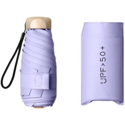 Clotth Compact Travel Umbrella - Mini UV Protection Sun and Rain Umbrella, Portable Windproof Sunshade for Students, Foldable  Umbrell