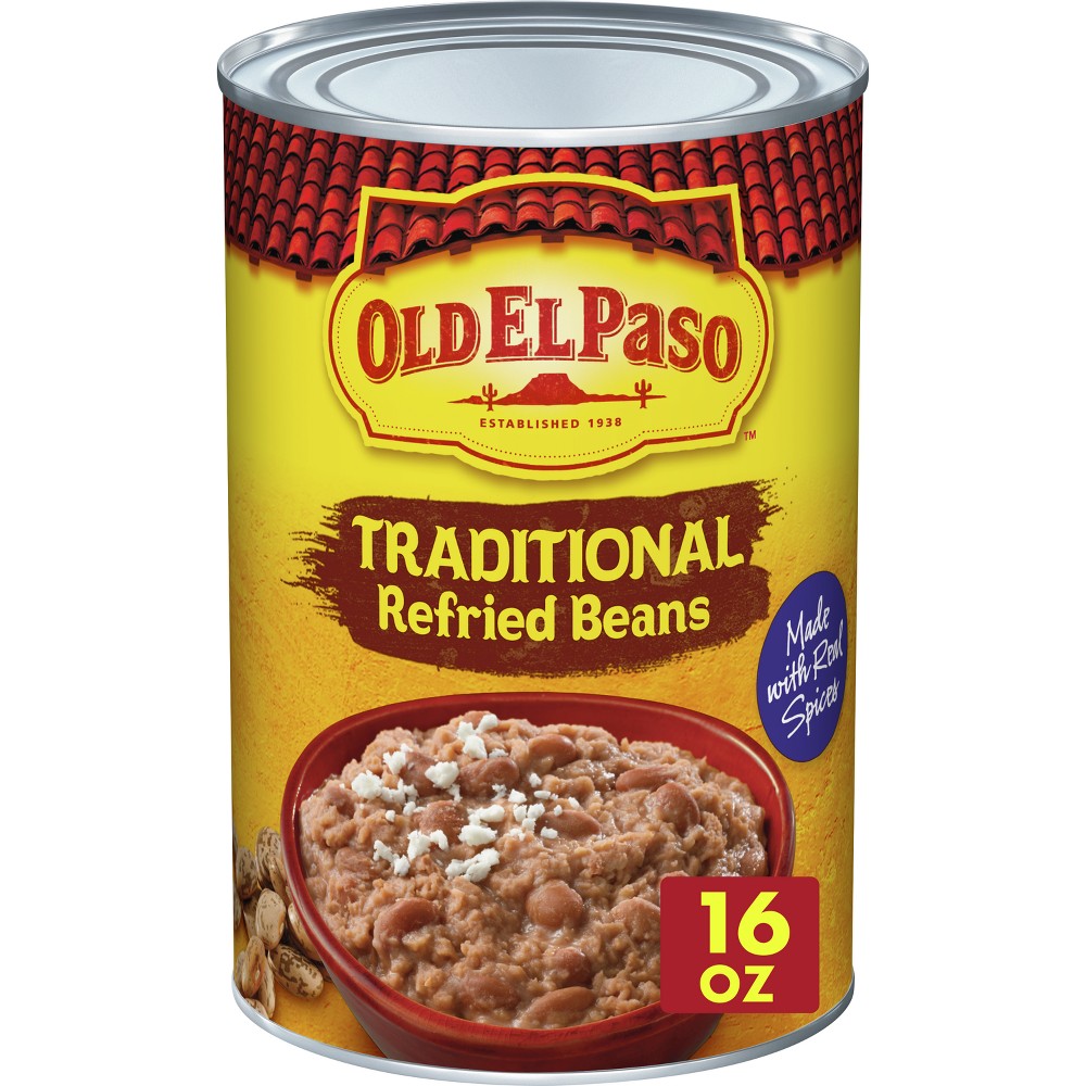 UPC 046000821214 product image for Old El Paso Traditional Refried Beans - 16oz | upcitemdb.com