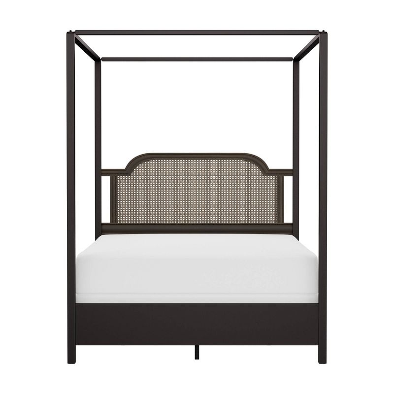 Melanie Wood and Metal Canopy Bed Oiled Bronze - Hillsdale Furniture, 5 of 15
