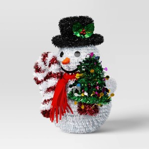 Christmas Tinsel Snowman - Wondershop™ - 1 of 3