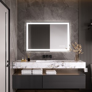 Tempered Glass Bathroom Mirror - 1 of 4