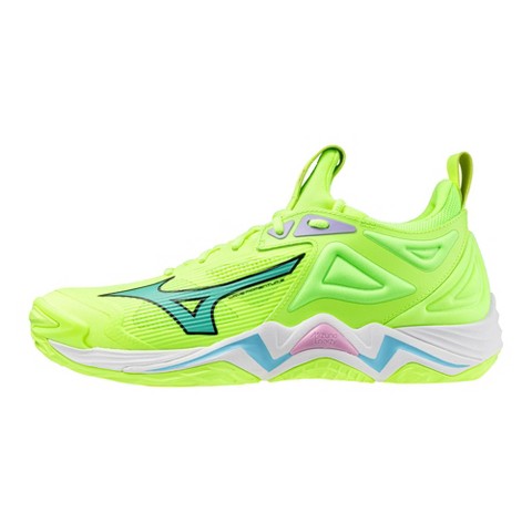Mizuno Wave Momentum 3 Unisex Volleyball Shoe, 10 1/2, Neo Lime