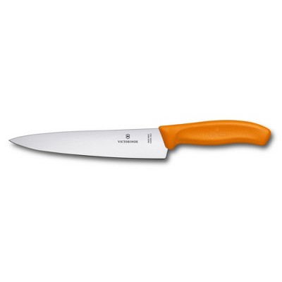 Victorinox SwissClassic Orange Stainless Steel 7.5 Inch Carving Knife