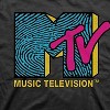 Mens MTV Shirt with Fingerprint - #TBT Mens 1980's Clothing - I Want My MTV T-Shirt - 2 of 4