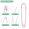 Unique Bargains Sewing Upholstery Spring Lock Blanket Bulk Large Safety Pins 30 Pcs - 2 of 4