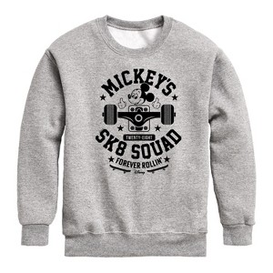 Boys' - Disney - Mickey & Friends Graphic Long Sleeve Fleece Sweatshirt - 1 of 4