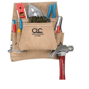 CLC 3 in. W X 12.5 in. H Suede Nail and Tool Pocket Apron 8 pocket Tan 1 pc - 1 of 1