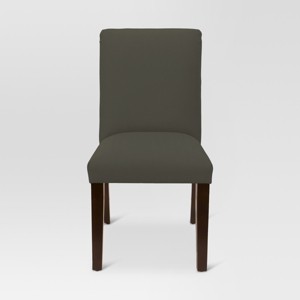 Textured Parsons Dining Chair - Charcoal - Threshold , Adult Unisex, Grey