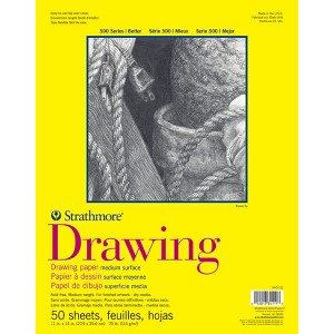 Strathmore 300 Series Drawing Pad, Glue Binding, 50 Sheet, 11x14 inch, 1 Count - 1 of 1