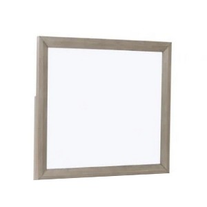 Royal Hampton Vanity Dresser Mirror, Rustic Natural Oak Brown Wood 36x42 - 1 of 4