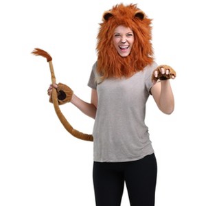 HalloweenCostumes.com One Size Deluxe Lion Accessory Kit, Brown/Brown - 1 of 1