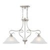 Livex Lighting Coronado 2 - Light Island Pendant Light in  Brushed Nickel - image 3 of 4