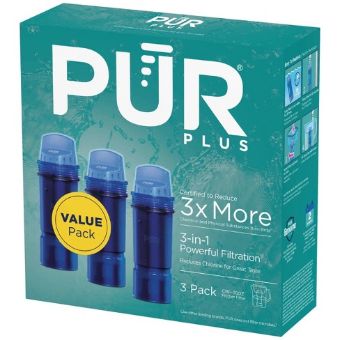 Pur Plus Water Pitcher Replacement Filter - 3pk : Target