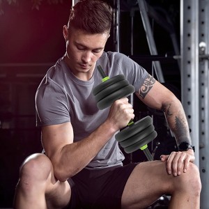 Adjustable Dumbbells, 66/88Lbs Free Weight Set with Connector, 4 In1 Weight Dumbbell Set Used As Kettlebells, Barbell, Fitness Exercise for Home Gym - 1 of 4