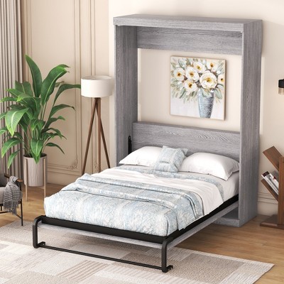 Full Size Murphy Bed with Solid Frame for Bedroom