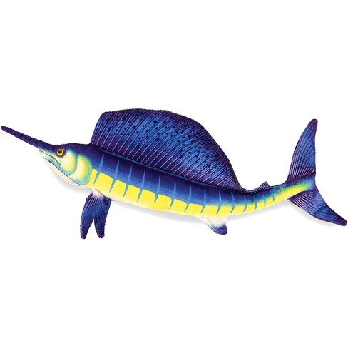 17 Lifelike, Realistic Sailfish Fish Plush Toy Stuffed Animal