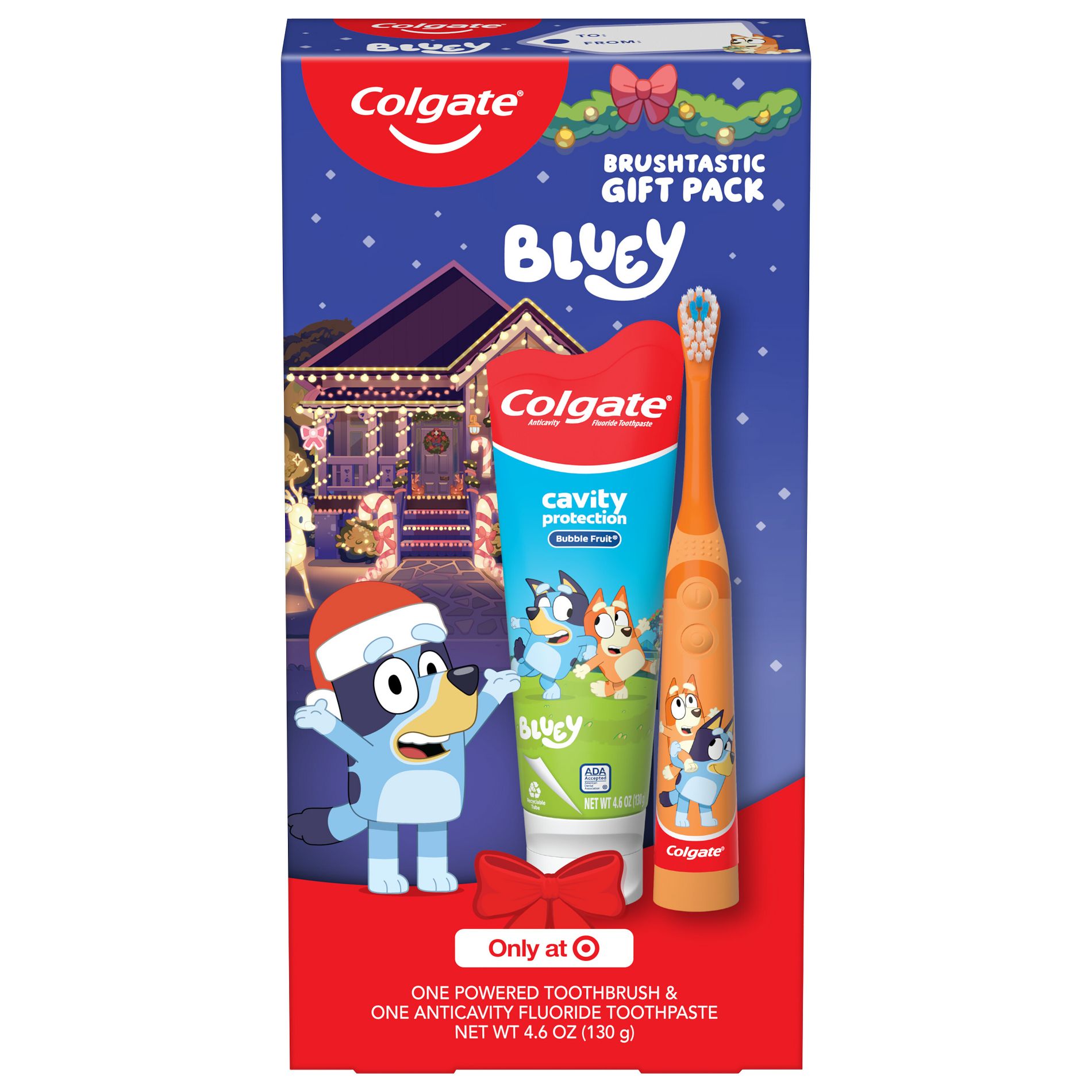 Colgate Kids' Bluey Toothbrush & Toothpaste Gift Set - 2ct