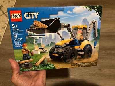 LEGO City 60385 Construction Digger - LEGO Speed Build Review