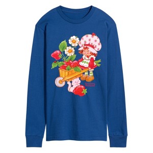 Men's - Strawberry Shortcake - Wheelbarrow And Custard Long Sleeve Graphic T-Shirt - 1 of 3