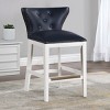 GlasFlength Accent Chairs Elegant Armless Chair Modern Side Chair Swivel Accent Chair Framed Chair for Living Room, Blue, 23"*18"*33.75" - 2 of 4