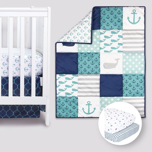 Target blue hot sale crib