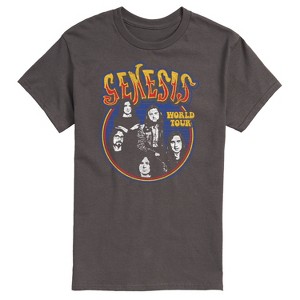 Men's - Genesis - World tour Band Members Short Sleeve Graphic T-Shirt - 1 of 4