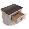 NicBex Rustic White Dresser,Farmhouse Single Dressers with Traditional Handles,Chest of Drawers for Bedroom,Living Room,Dining Room,Hallway - 3 of 4