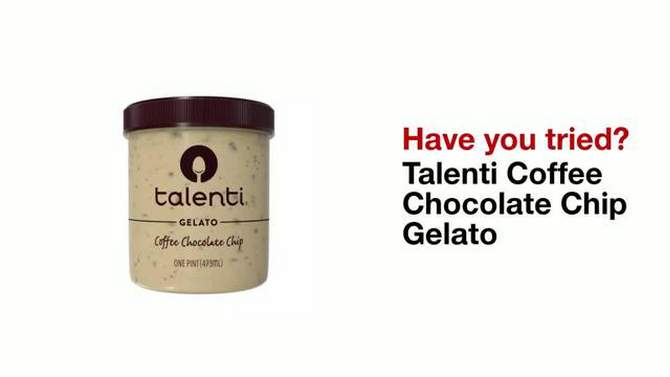 Talenti Coffee Chocolate Chip Gelato - 16oz, 2 of 11, play video