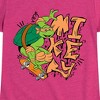 Girls' - Teenage Mutant Ninja Turtles - Mikey Fitted Short Sleeve Graphic T-Shirt - 2 of 4