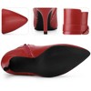 BLISSFUL STEP Pointed Toe with Buckle Dressy Stiletto Heel Ankle Boots for Women - 3 of 4