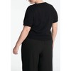 ELOQUII Women's Plus Size Wide Leg Pant - 3 of 4