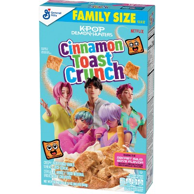 Cinnamon Toast Crunch K-Pop Family Size Breakfast Cereal - 18.8oz
