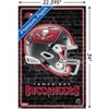 Trends International NFL Tampa Bay Buccaneers - Neon Helmet 23 Unframed Wall Poster Prints - 3 of 4