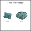 Kumasinova 2/3 PCS Velvet Comforter Set,Quilt Set with Comforter&Sham,Bedding Set with 3D Puff Stitching,Machine Washable - 3 of 4