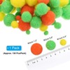Unique Bargains Creative Handicraft Decoration Home Art Supplies Pom Poms 130 Pcs - 2 of 4