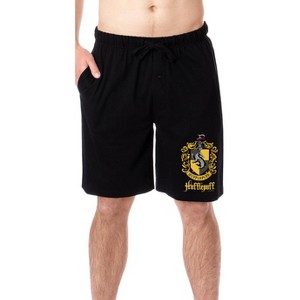 Harry Potter Mens' Hogwarts All Houses Sleep Pajama Shorts - 1 of 3