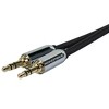 Monoprice Audio Cable - 0.5 Feet - Black | 3.5mm Female Plug to Two 3.5mm Male Jacks for Mobile, Gold Plated - image 4 of 4