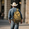 Wrangler Backpack for Men and Women, Water Resistant Casual Daypack for Travel, Work School, Laptop Backpack with Notebook Sleeve - 3 of 4