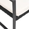 vidaXL Garden Dining Set Black and anthracite Polypropylene, Steel - 4 of 4